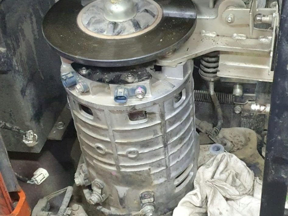 Mast hydraulic cylinder repair