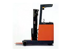 Toyota electric stand-on reach truck — 1.0 – 3.0 tonne available from Merah Engineering Singapore